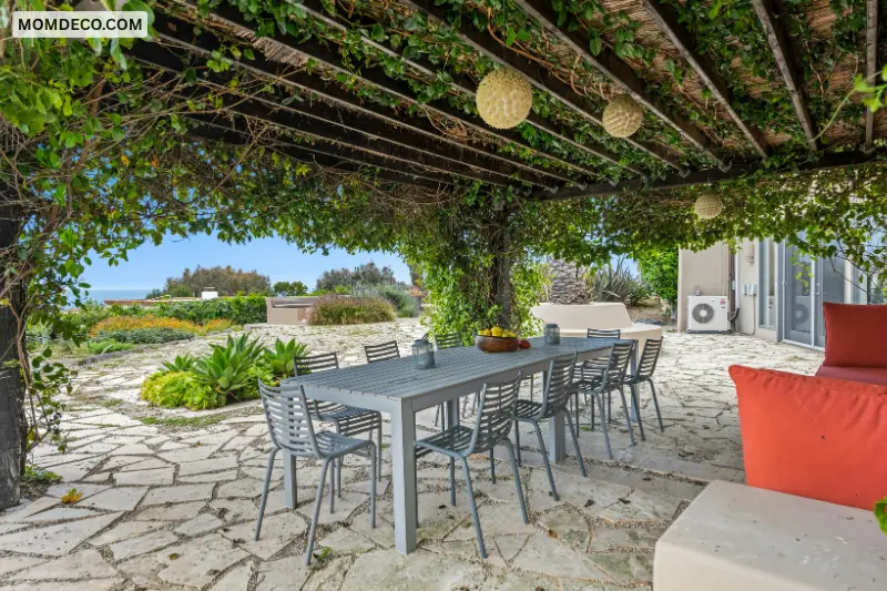 create comfortable seating and dining areas