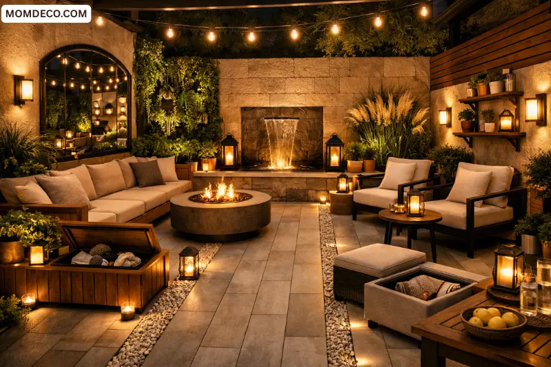 add lighting hat creates warmth and depth