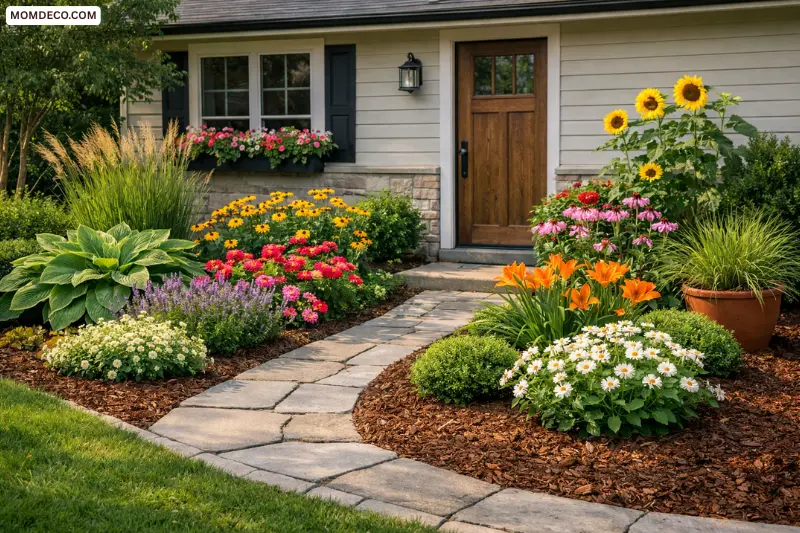 budget-friendly front landscaping tips