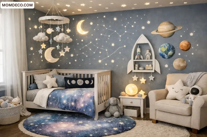 celestial nursery and kids room ideas