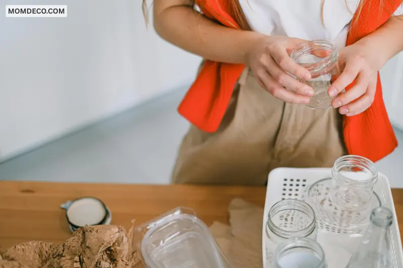 clean your glass container before starting