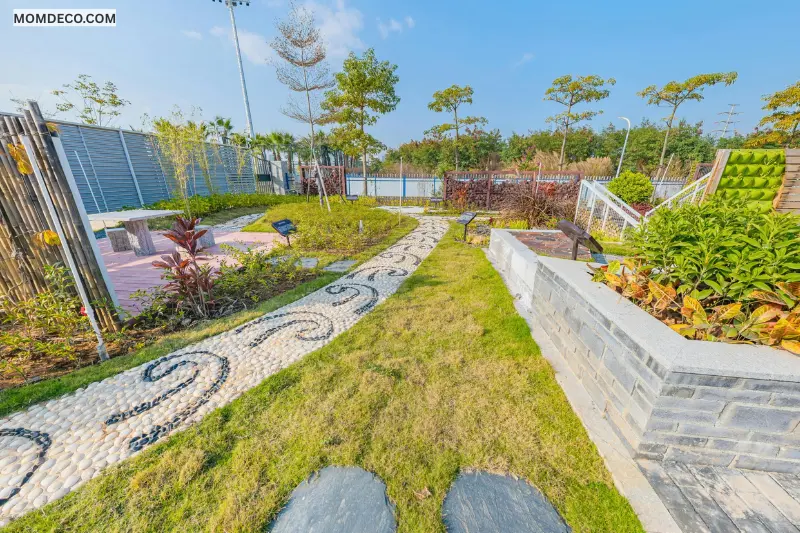 create functional garden zones
