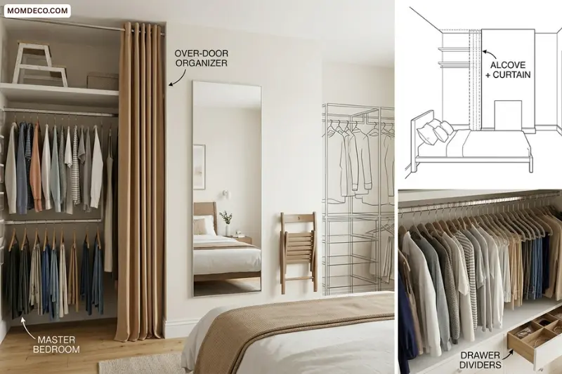dressing room ideas for small spaces