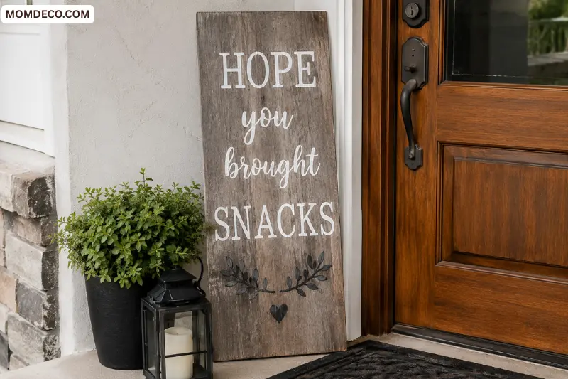 entryway welcome signs
