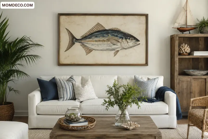 fish wall art for a stylish focal point
