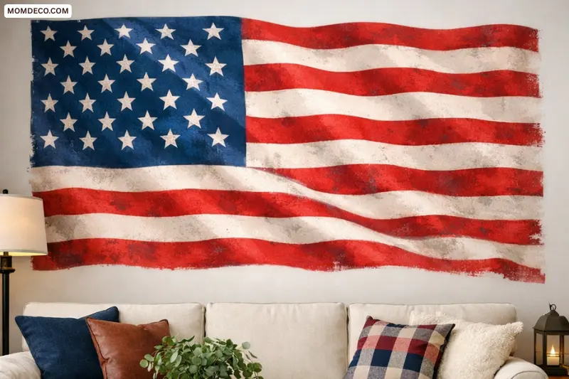 flag wall decals and murals