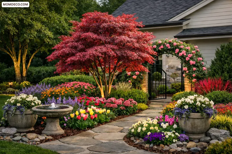 front yard focal points give the eye somewhere to land
