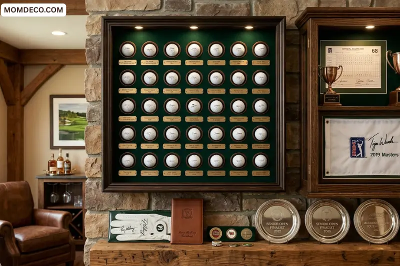golf memorabilia displays