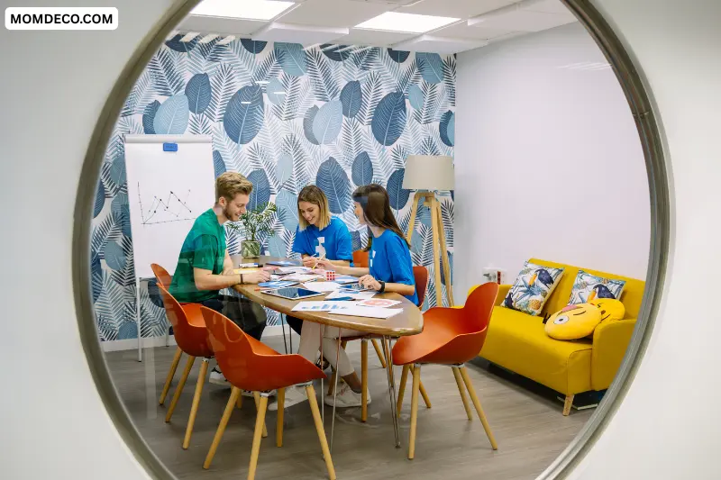 incorporate branding elements into wall design