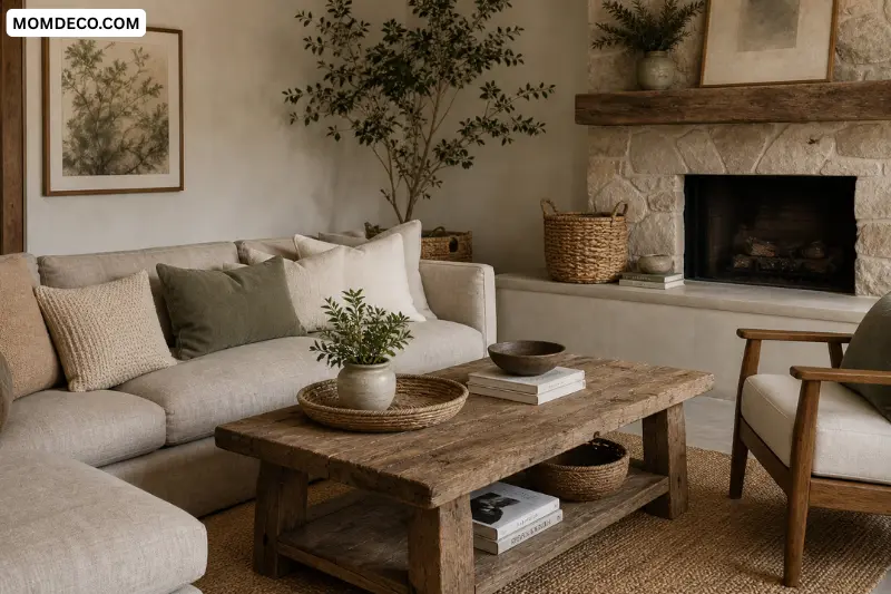 layer textures for depth and comfort