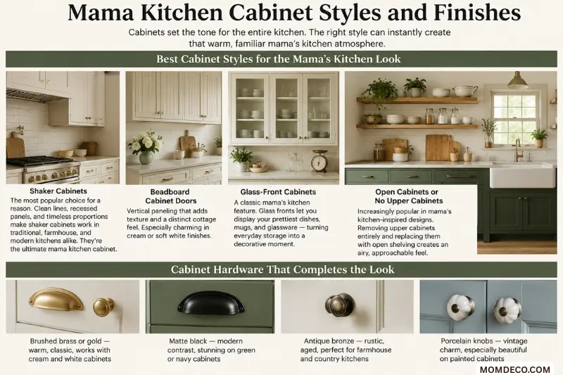 mama kitchen cabinet styles and finishes