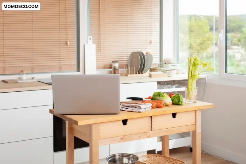 open concept asian kitchen with natural flow