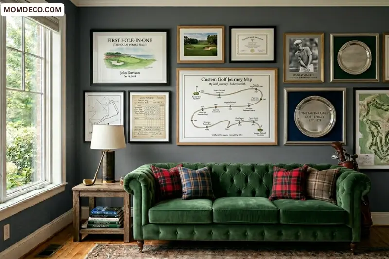 personalized golf wall decor