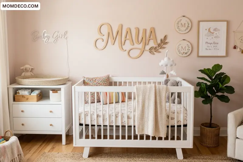 personalized name signs add a special touch