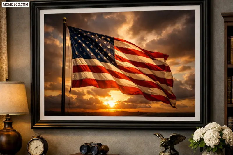 photography and fine art flag print