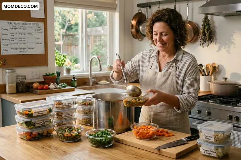 plan meals and prep ahead