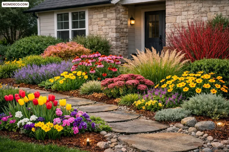 seasonal color keep your front yard looking fresh year-round