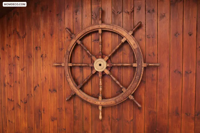 ship wheel wall decor