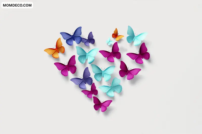 try diy butterfly wall decor for a personal touch