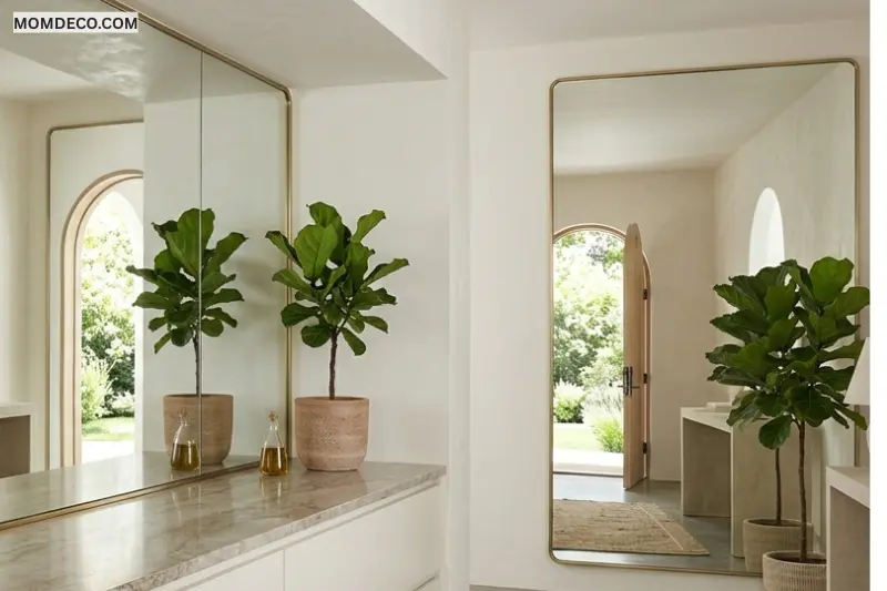 use mirrors in unexpected spaces