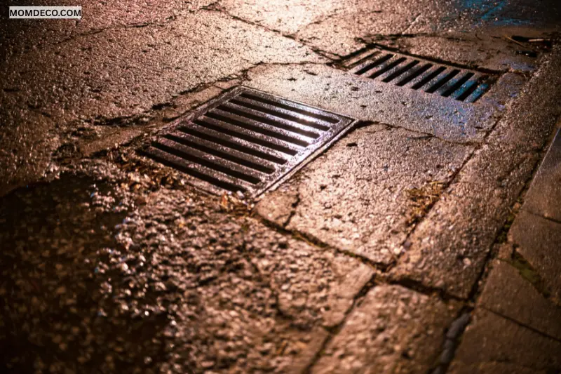 use permeable paving for better drainage
