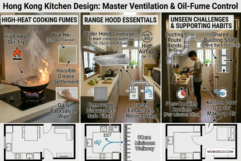 ventilation and oil-fume control