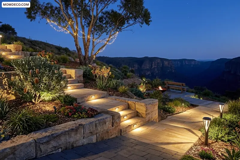 add lighting for safety and ambience