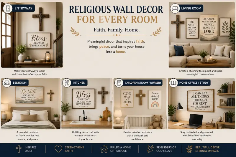 religious wall decor for every room
